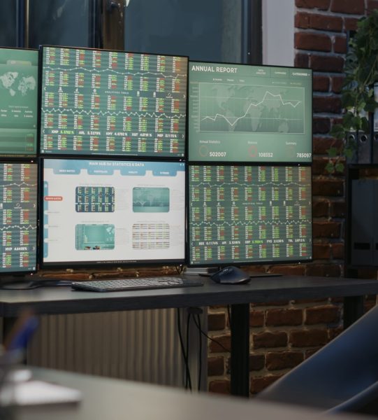 empty-multi-monitors-workstation-with-stock-market-2025-02-20-04-36-22-utc